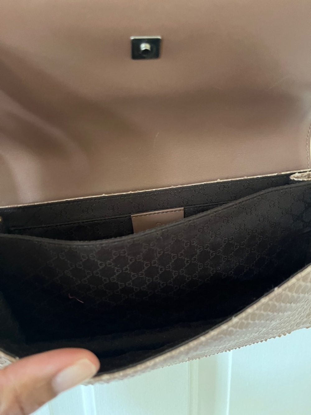 Vintage Gucci Snake Shoulder Bag - Picture 8 of 11